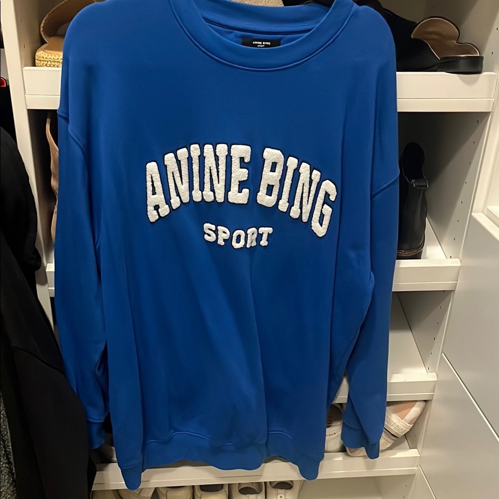 Anine Bing Sport Blue Sweater